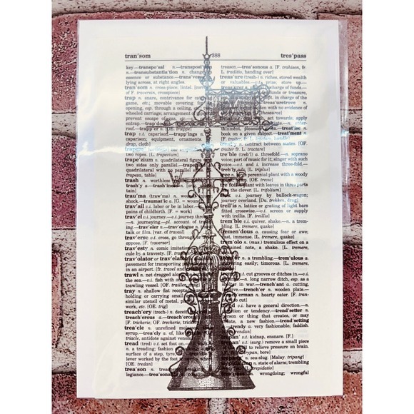 Weathervane Theme Upcycled Dictionary Art‎ Prints Set of 3 Vintage Decor OOAK - Picture 6 of 10